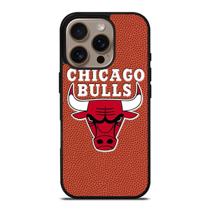 CHICAGO BULLS BASKETBALL EMBOSS iPhone 16 Pro Case Cover