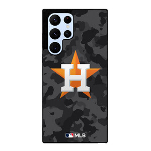 HOUSTON ASTROS BASEBALL BLACK CAMO Samsung Galaxy S22 Ultra Case Cover