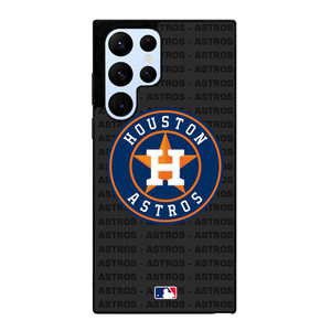 HOUSTON ASTROS BASEBALL BLACK Samsung Galaxy S22 Ultra Case Cover