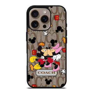 COACH MICKEY MINNIE MOUSE KISS iPhone 16 Pro Case Cover