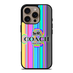 COACH NEW YORK ART iPhone 16 Pro Case Cover COACH NEW YORK ART iPhone 16 Pro Case Cover