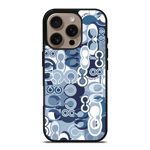 COACH NEW YORK BLUE iPhone 16 Pro Case Cover COACH NEW YORK BLUE iPhone 16 Pro Case Cover