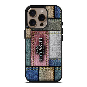 COACH NEW YORK LOGO JEANS iPhone 16 Pro Case Cover COACH NEW YORK LOGO JEANS iPhone 16 Pro Case Cover