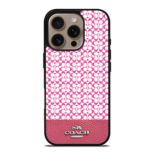 COACH NEW YORK PINK iPhone 16 Pro Case Cover