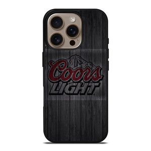 COORS LIGHT WOODEN LOGO iPhone 16 Pro Case Cover