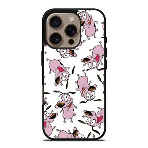 COURAGE THE COWARDLY DOG COLLAGE iPhone 16 Pro Case Cover COURAGE THE COWARDLY DOG COLLAGE iPhone 16 Pro Case Cover