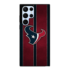 HOUSTON TEXANS NFL METAL STRIPE Samsung Galaxy S22 Ultra Case Cover