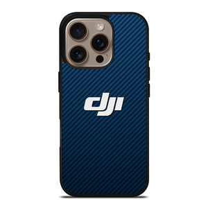 DJI DRONE CAMERA BLUE CARBON iPhone 16 Pro Case Cover
