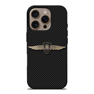 DODGE CAR BROTHERS BAGDE CARBON iPhone 16 Pro Case Cover