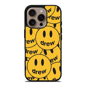 DREW SMILEY FACE PATTERN iPhone 16 Pro Case Cover DREW SMILEY FACE PATTERN iPhone 16 Pro Case Cover