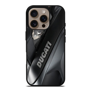 DUCATI BLACK LOGO EMBLEM iPhone 16 Pro Case Cover
