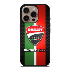 DUCATI CORSE CARBON LOGO iPhone 16 Pro Case Cover DUCATI CORSE CARBON LOGO iPhone 16 Pro Case Cover