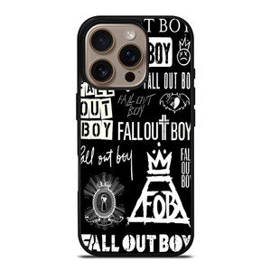 FALL OUT BOY BAND ROCK iPhone 16 Pro Case Cover