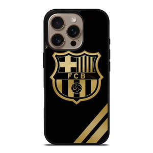 FC BARCELONA GOLD LOGO iPhone 16 Pro Case Cover