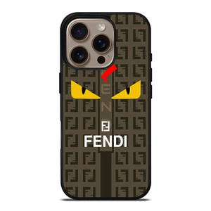 FENDI ROMA EYES LOGO iPhone 16 Pro Case Cover