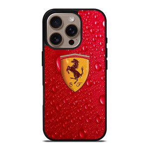 FERRARI DROP WATER RED iPhone 16 Pro Case Cover FERRARI DROP WATER RED iPhone 16 Pro Case Cover