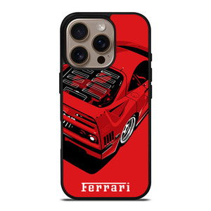 FERRARI F40 ILLUSTRATION iPhone 16 Pro Case Cover