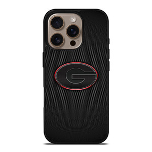 GEORGIA BULLDOGS CARBON LOGO iPhone 16 Pro Case Cover