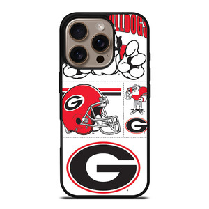 GEORGIA BULLDOGS STICKER COLLECTION iPhone 16 Pro Case Cover GEORGIA BULLDOGS STICKER COLLECTION iPhone 16 Pro Case Cover