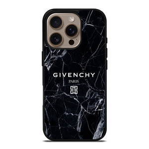 GIVENCHY PARIS MARBLE BLACK iPhone 16 Pro Case Cover GIVENCHY PARIS MARBLE BLACK iPhone 16 Pro Case Cover