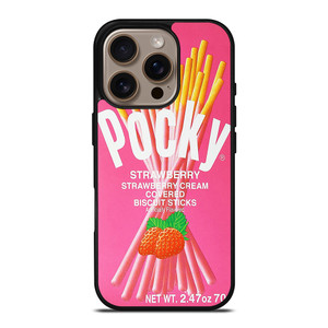 GLICO POCKY STRAWBERRY iPhone 16 Pro Case Cover GLICO POCKY STRAWBERRY iPhone 16 Pro Case Cover