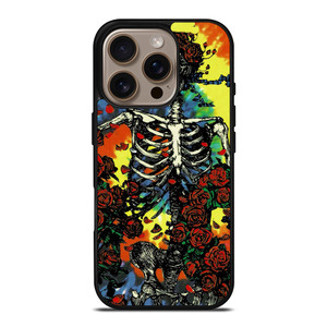 GRATEFUL DEAD SKULL AND ROSE NEW iPhone 16 Pro Case Cover
