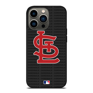 SAINT LOUIS CARDINALS BASEBALL BLACK iPhone 13 Pro Case Cover