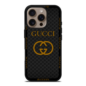GUCCI ROUND PATTERN iPhone 16 Pro Case Cover