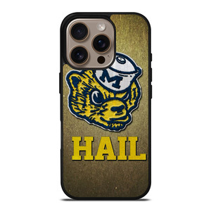 HAIL MICHIGAN WOLVERINES ICON iPhone 16 Pro Case Cover