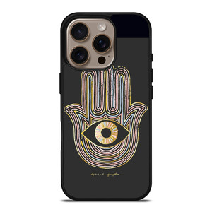 HAMSA EVIL EYE HAND OF FATIMA LOGO iPhone 16 Pro Case Cover