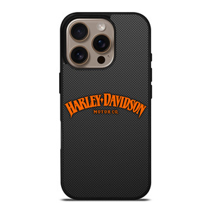 HARLEY DAVIDSON MOTOR CO CARBON iPhone 16 Pro Case Cover