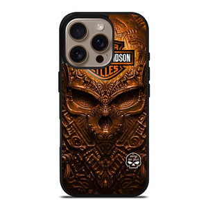 HARLEY DAVIDSON SKULL METAL MOTOR iPhone 16 Pro Case Cover