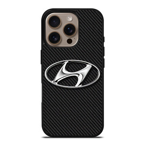 HYUNDAI MOTORS CARBON LOGO iPhone 16 Pro Case Cover