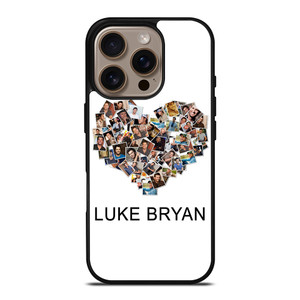 I LOVE LUKE BRYAN COLLAGE iPhone 16 Pro Case Cover