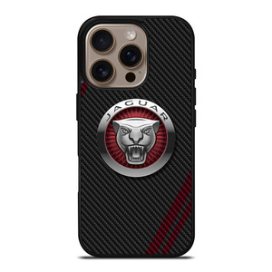 JAGUAR CARBON STRIPE LOGO iPhone 16 Pro Case Cover