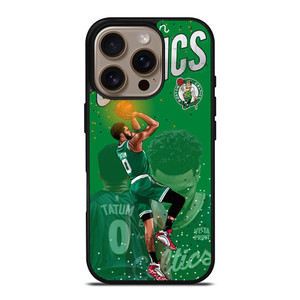 JAYSON TATUM SHOOT BOSTON CELTICS iPhone 16 Pro Case Cover