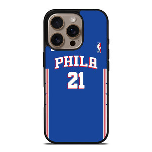 JOEL EMBIID PHILADELPHIA SIXERS NBA iPhone 16 Pro Case Cover