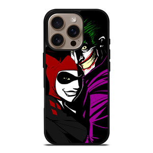 JOKER AND HARLEY QUINN CARTOON iPhone 16 Pro Case Cover