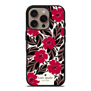KATE SPADE FLOWER RED iPhone 16 Pro Case Cover