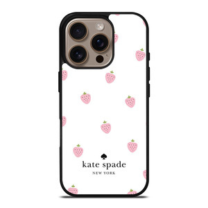 KATE SPADE NEW YORK PINK STRAWBERRY iPhone 16 Pro Case Cover