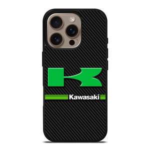 KAWASAKI LOGO CARBOON iPhone 16 Pro Case Cover