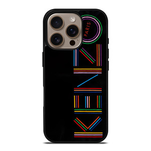 KENZO PARIS COLORFUL LOGO iPhone 16 Pro Case Cover