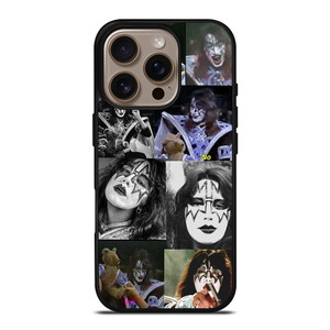 KISS BAND ACE FREHLEY COLLAGE iPhone 16 Pro Case Cover