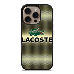 LACOSTE GOLD EMBLEM iPhone 16 Pro Case Cover