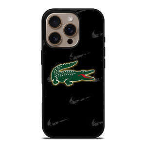 LACOSTE X NIKE PATTERN iPhone 16 Pro Case Cover LACOSTE X NIKE PATTERN iPhone 16 Pro Case Cover