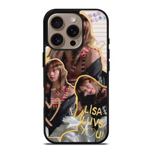 LALISA BLACKPINK CUTE COLLAGE iPhone 16 Pro Case Cover
