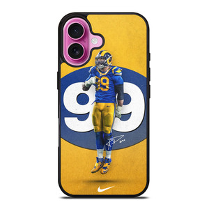 AARON DONALD 99 LOS ANGELES RAMS  iPhone 16 Plus Case Cover AARON DONALD 99 LOS ANGELES RAMS  iPhone 16 Plus Case Cover