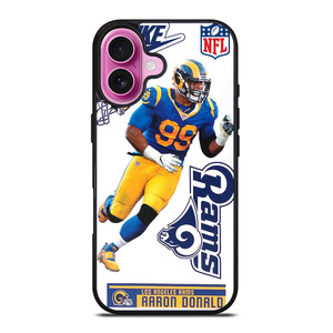 AARON DONALD LOS ANGELES RAMS NFL iPhone 16 Plus Case Cover
