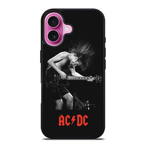 ACDC ROCK BAND LOGO iPhone 16 Plus Case Cover ACDC ROCK BAND LOGO iPhone 16 Plus Case Cover