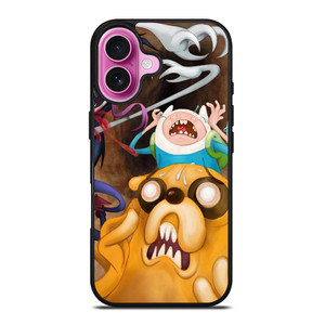 ADVENTURE TIME FINN AND JAKE CARTOON iPhone 16 Plus Case Cover ADVENTURE TIME FINN AND JAKE CARTOON iPhone 16 Plus Case Cover